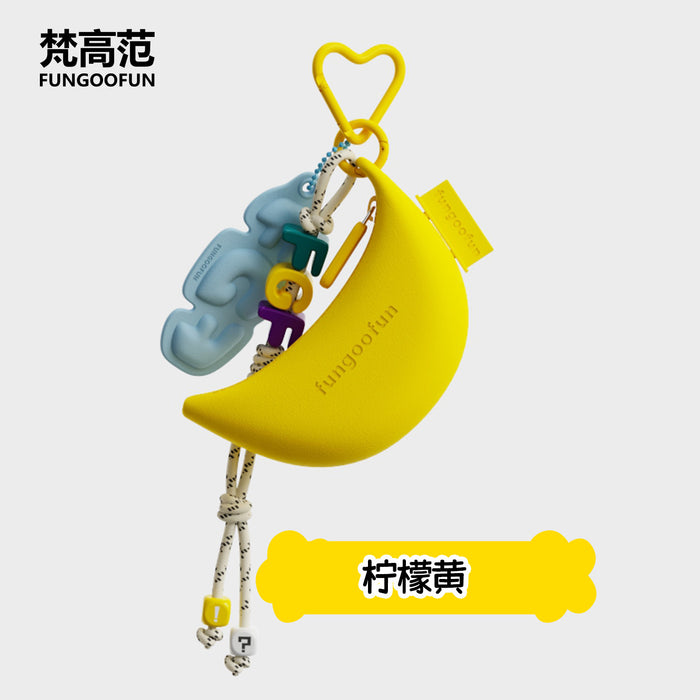 Fungoofun Mini Banana Earbuds Bag Charm