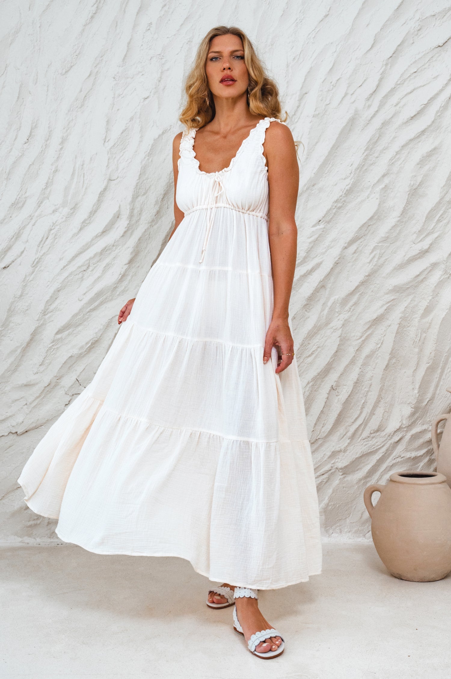 Soft Love Cotton Maxi Dress by Bali ELF