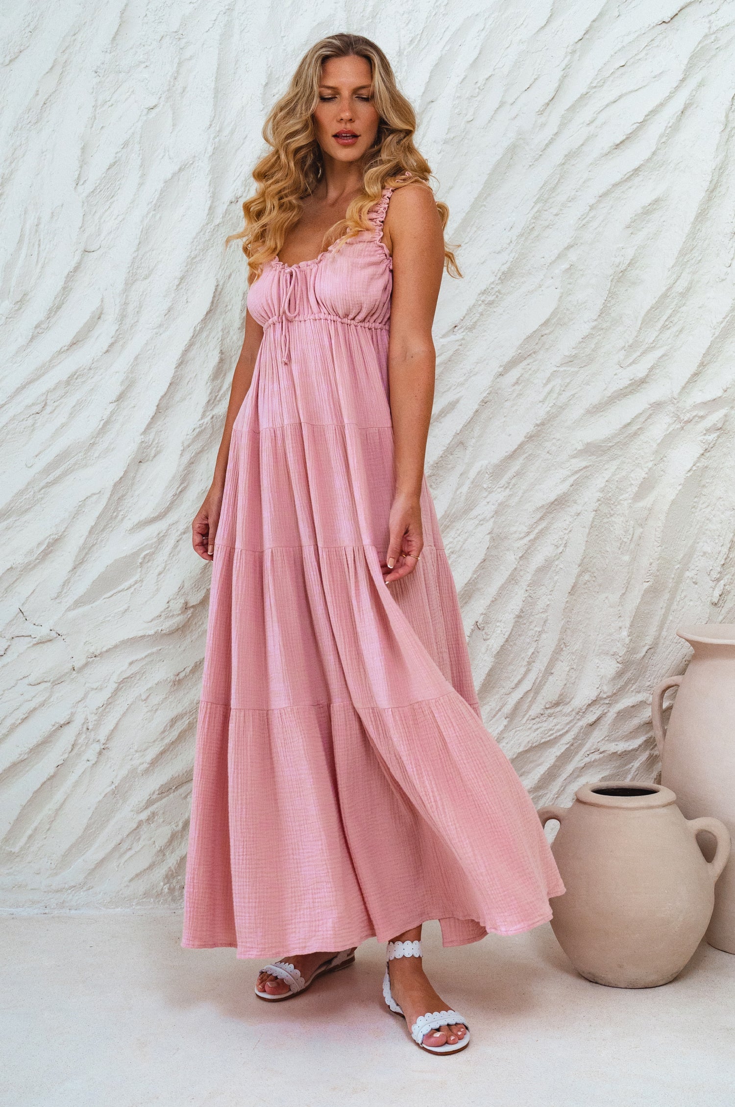 Soft Love Cotton Maxi Dress by Bali ELF