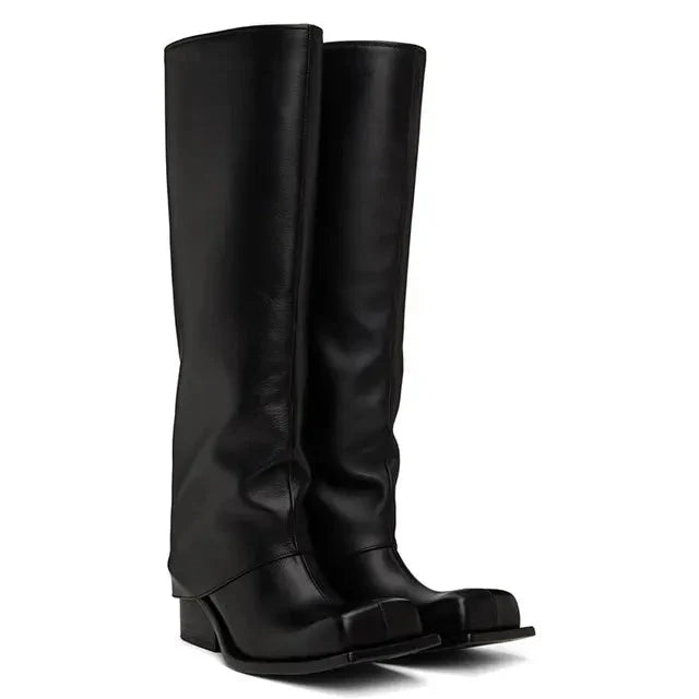 Baddie Barrel Boot - Black by Marigold Shadows