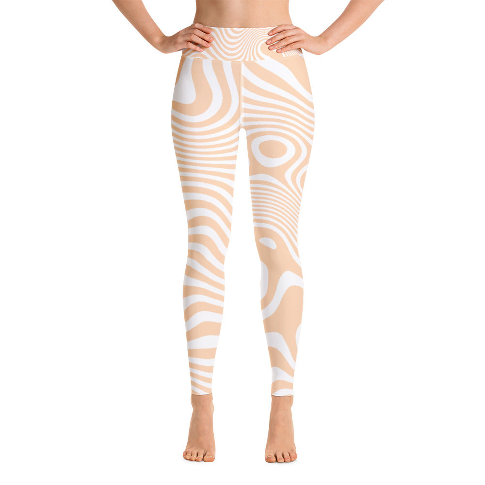 Women's Tropical Sandbar Yoga Leggings - Sustainable Activewear from Tropical Seas Clothing