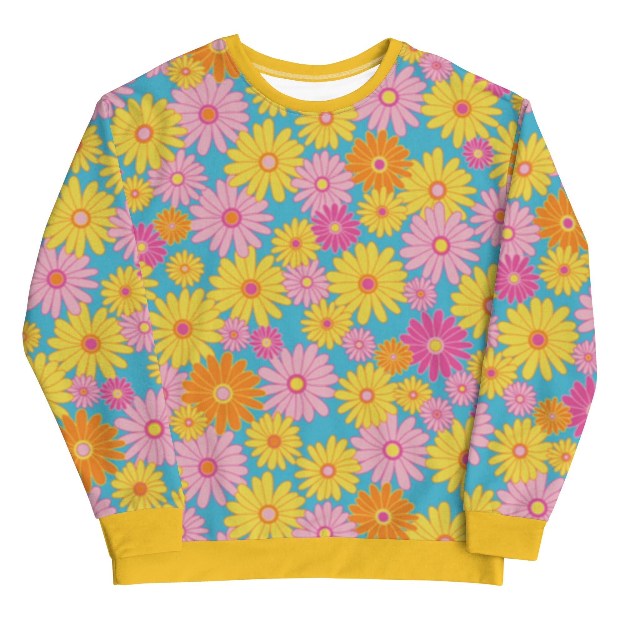 Women's Hippy Garden Sweatshirt - Sustainable Sweatshirt from Tropical Seas Clothing