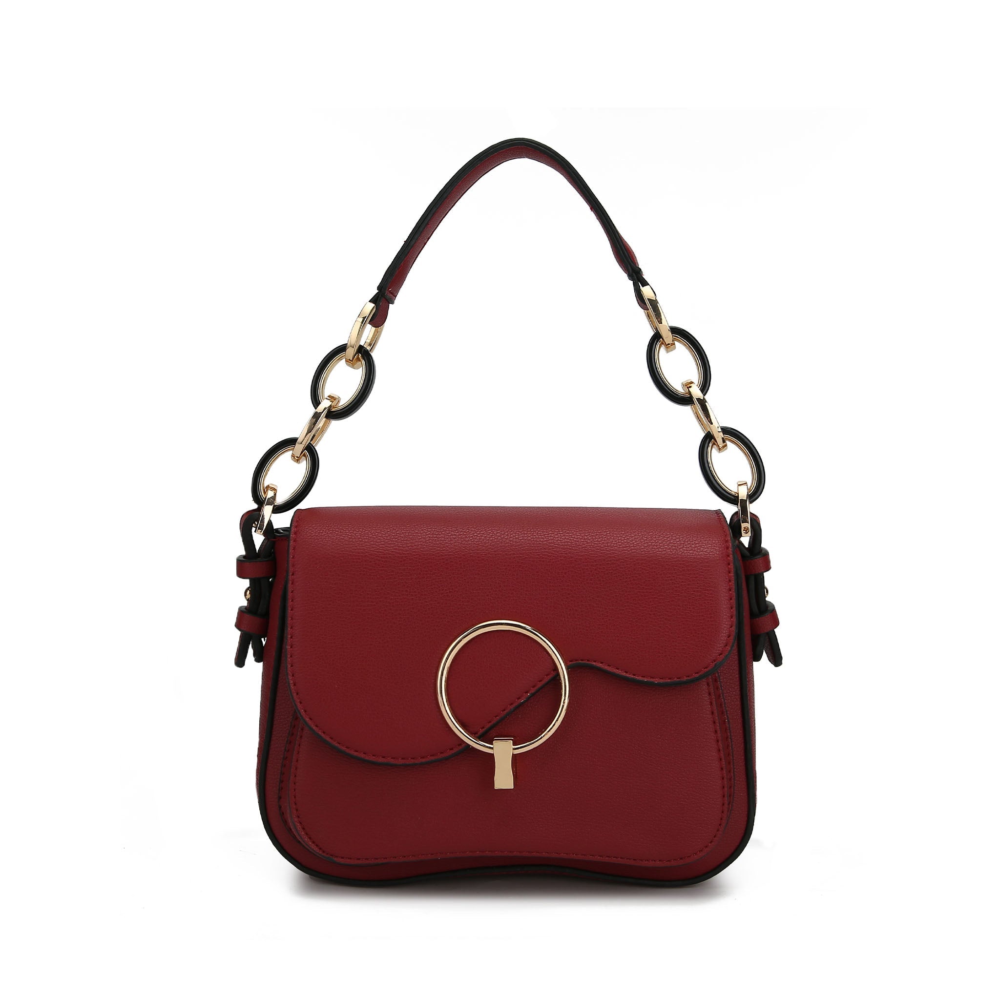 MKF Collection by Mia K. Women's Fantasia Shouder Bag for Women PU Leather Pocketbook Handbag Medium Side Messenger Purse by MKF Collection by Mia K.