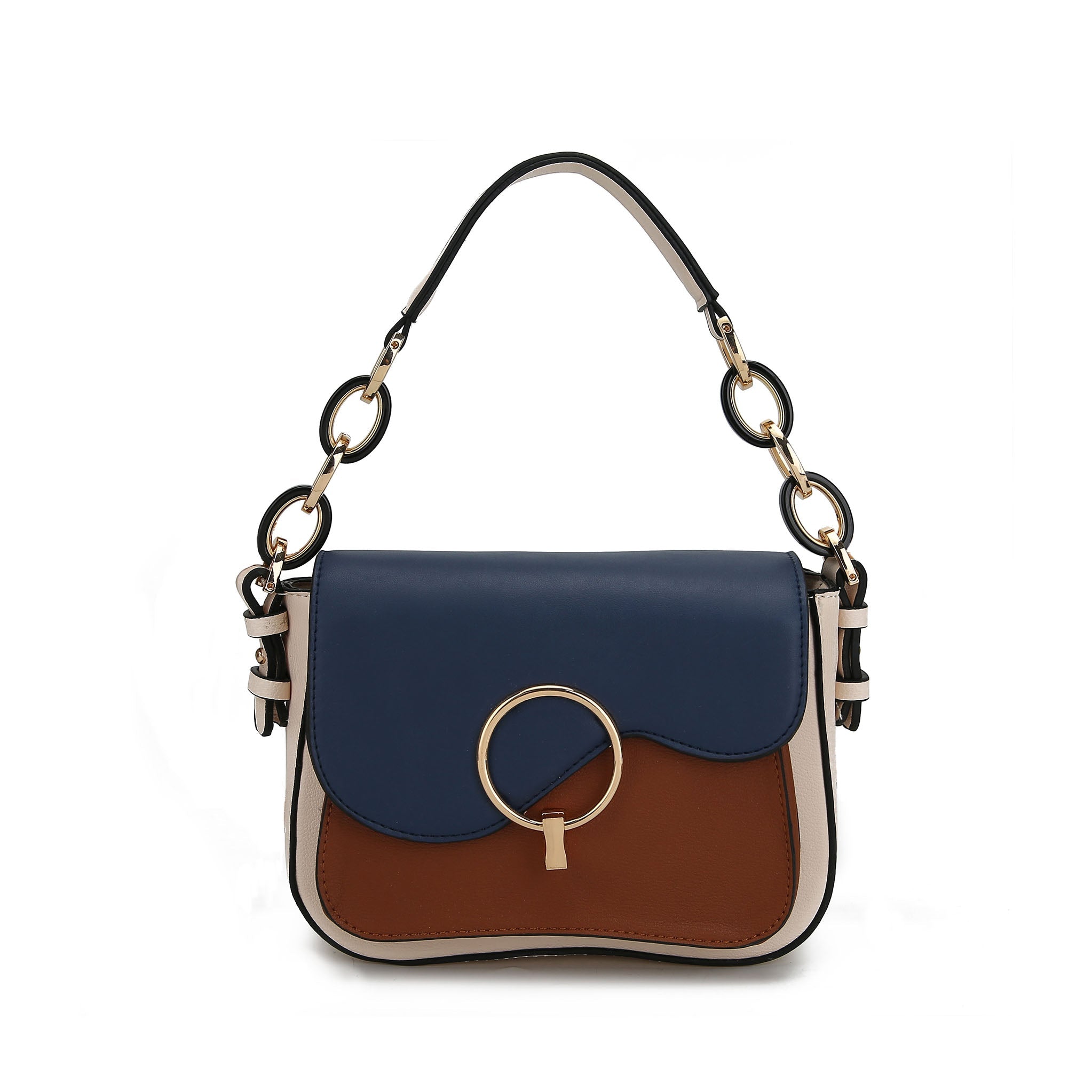 MKF Collection by Mia K. Women's Fantasia Shouder Bag for Women PU Leather Pocketbook Handbag Medium Side Messenger Purse by MKF Collection by Mia K.