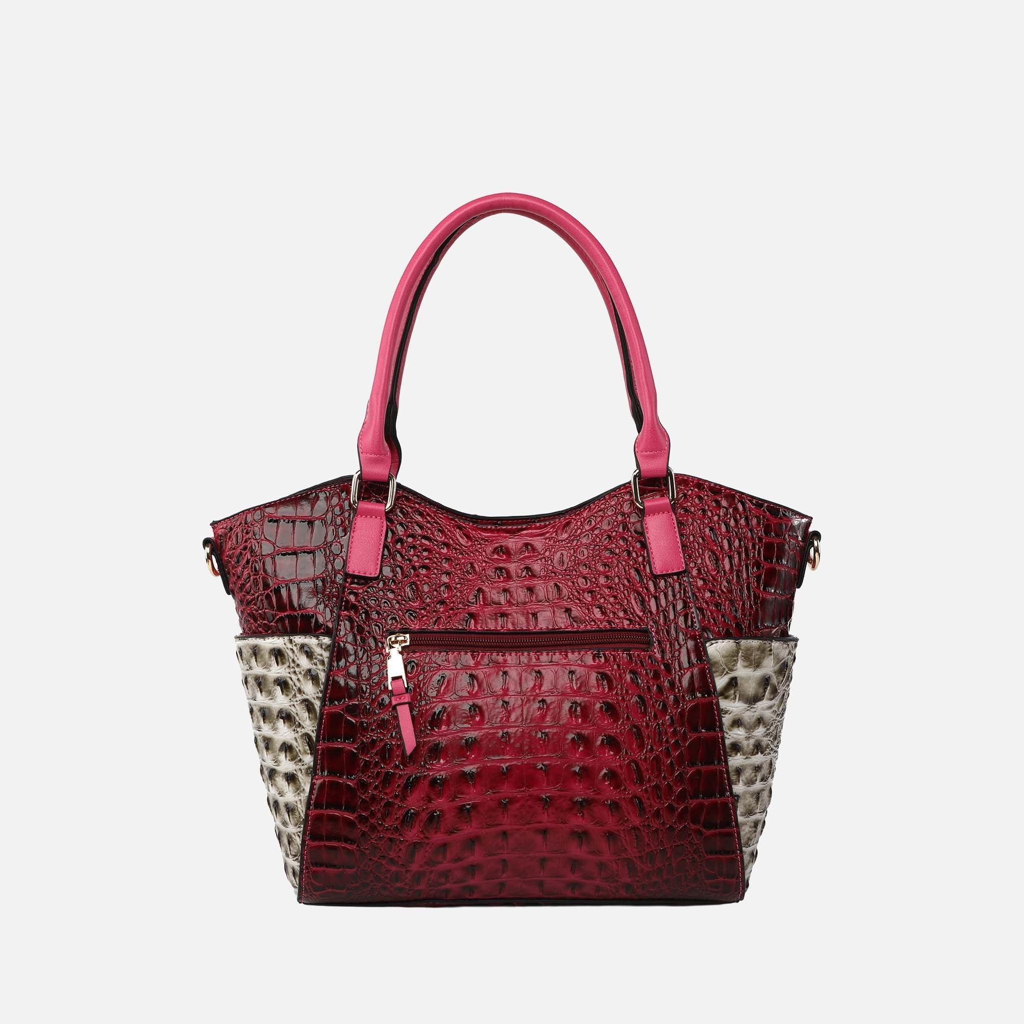 Janise Croc Tote handbag by MKF Collection by Mia K.