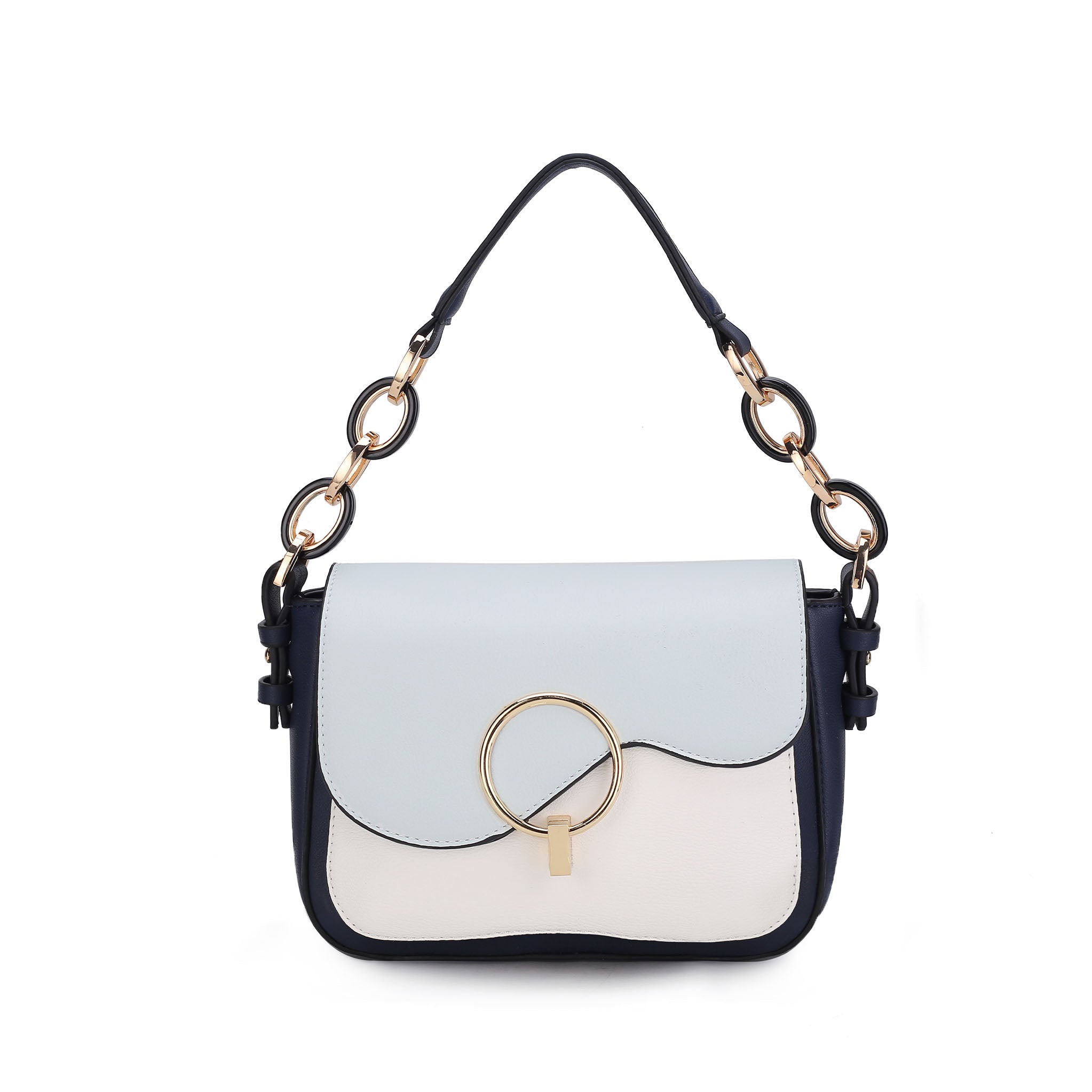 MKF Collection by Mia K. Women's Fantasia Shouder Bag for Women PU Leather Pocketbook Handbag Medium Side Messenger Purse by MKF Collection by Mia K.