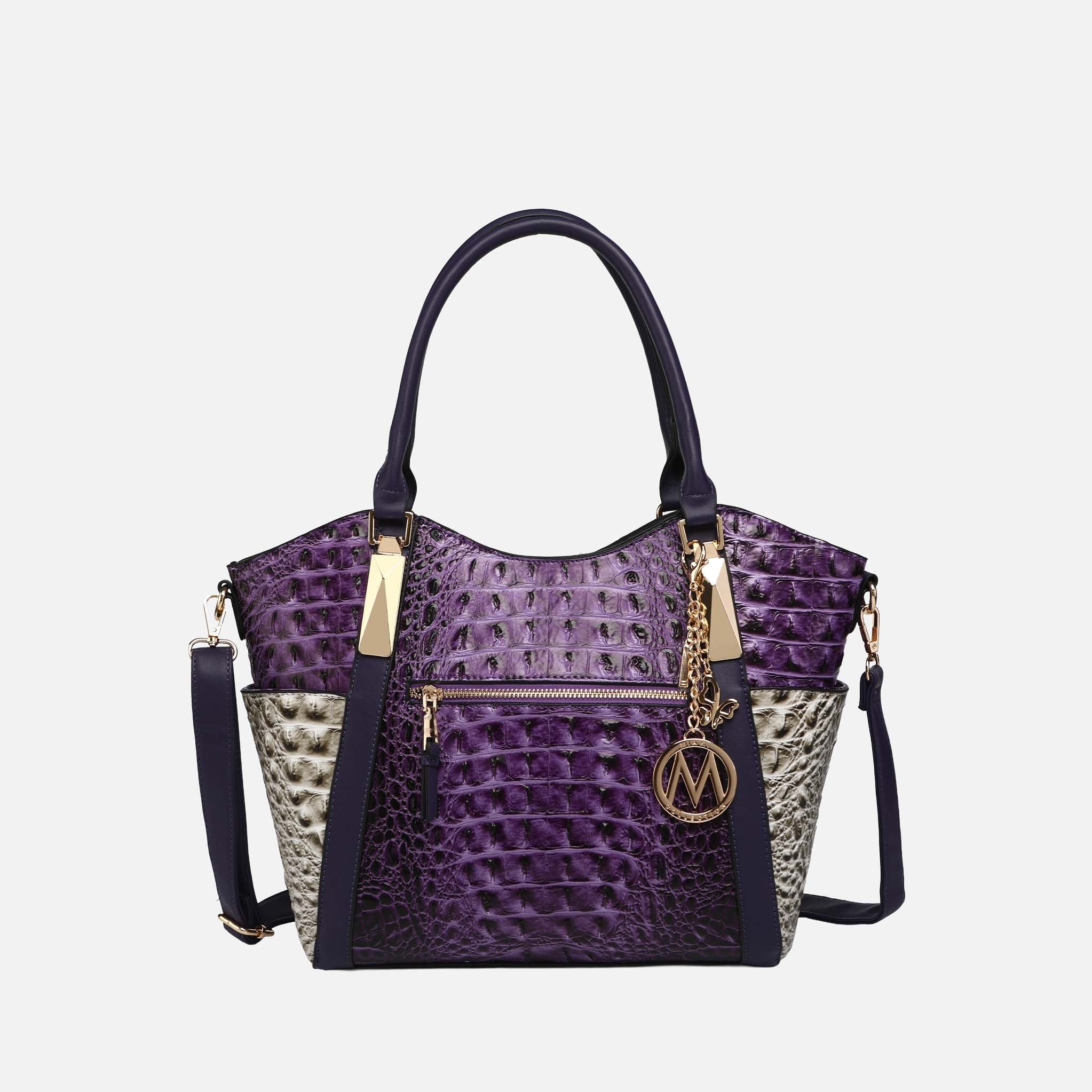 Janise Croc Tote handbag by MKF Collection by Mia K.