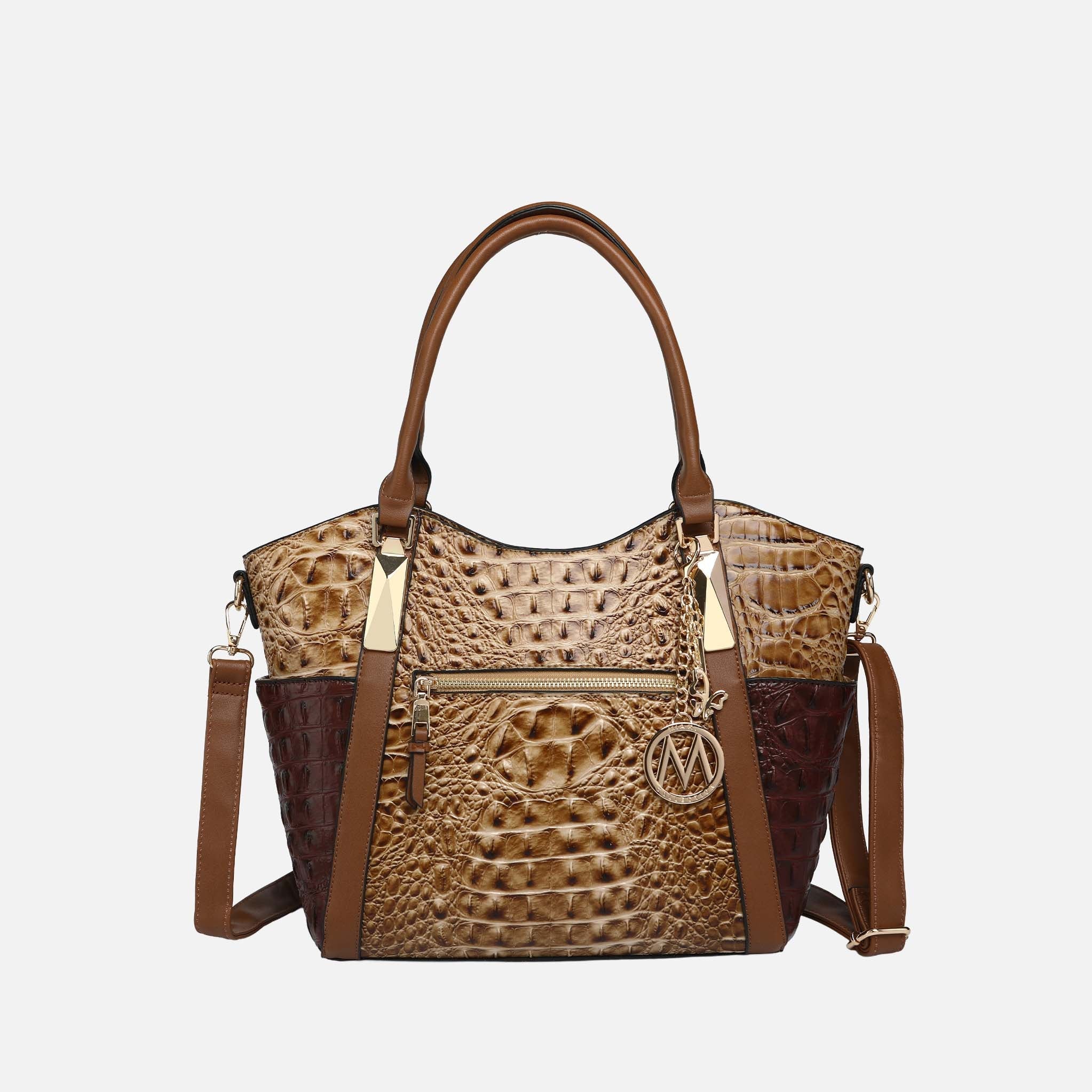 Janise Croc Tote handbag by MKF Collection by Mia K.
