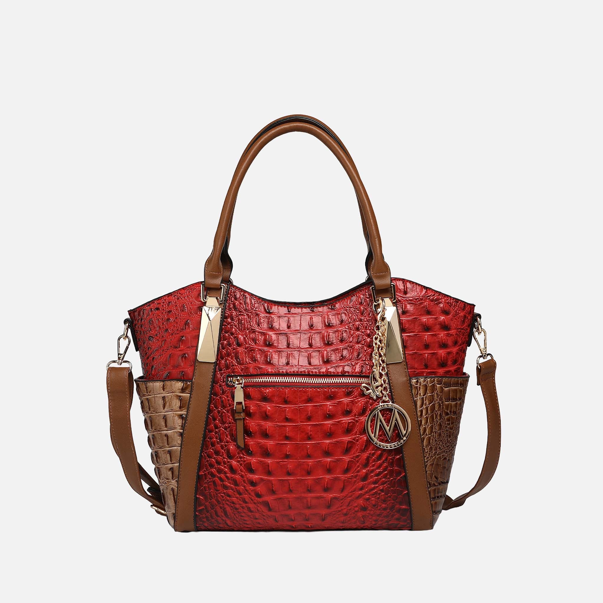 Janise Croc Tote handbag by MKF Collection by Mia K.