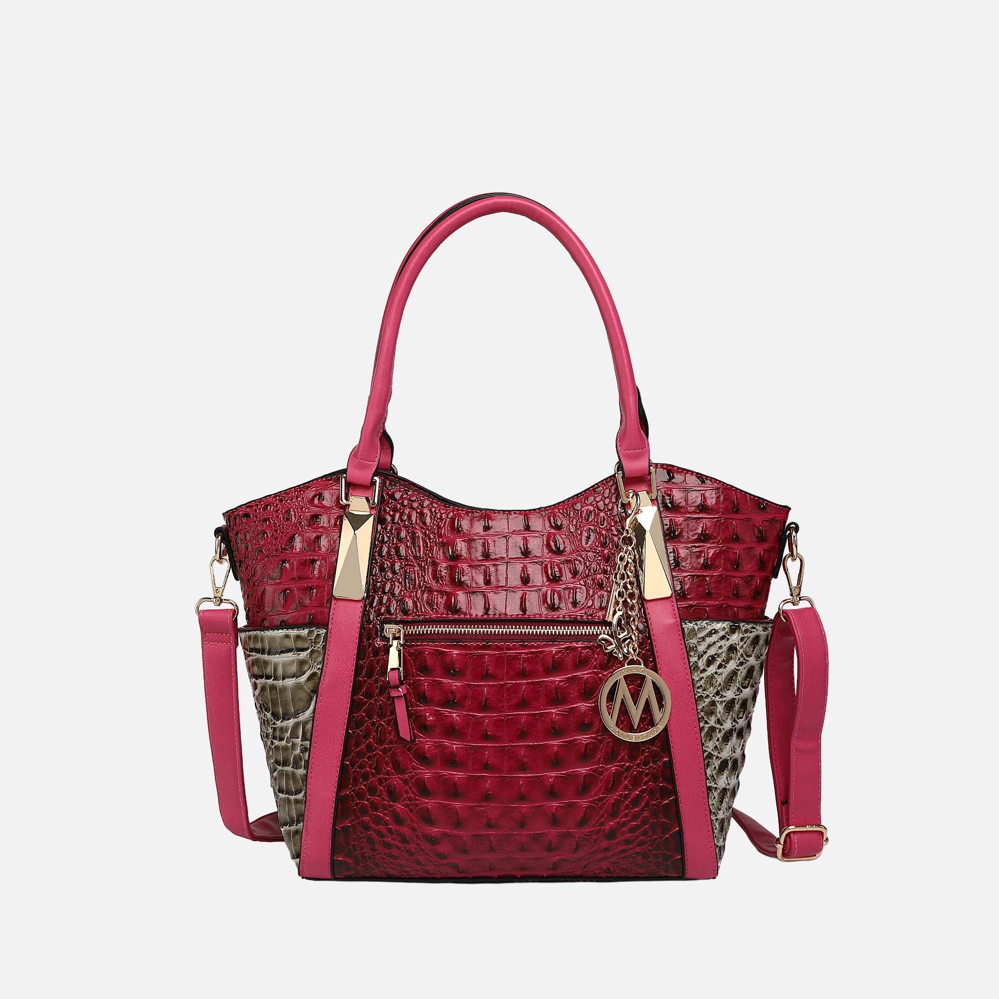Janise Croc Tote handbag by MKF Collection by Mia K.