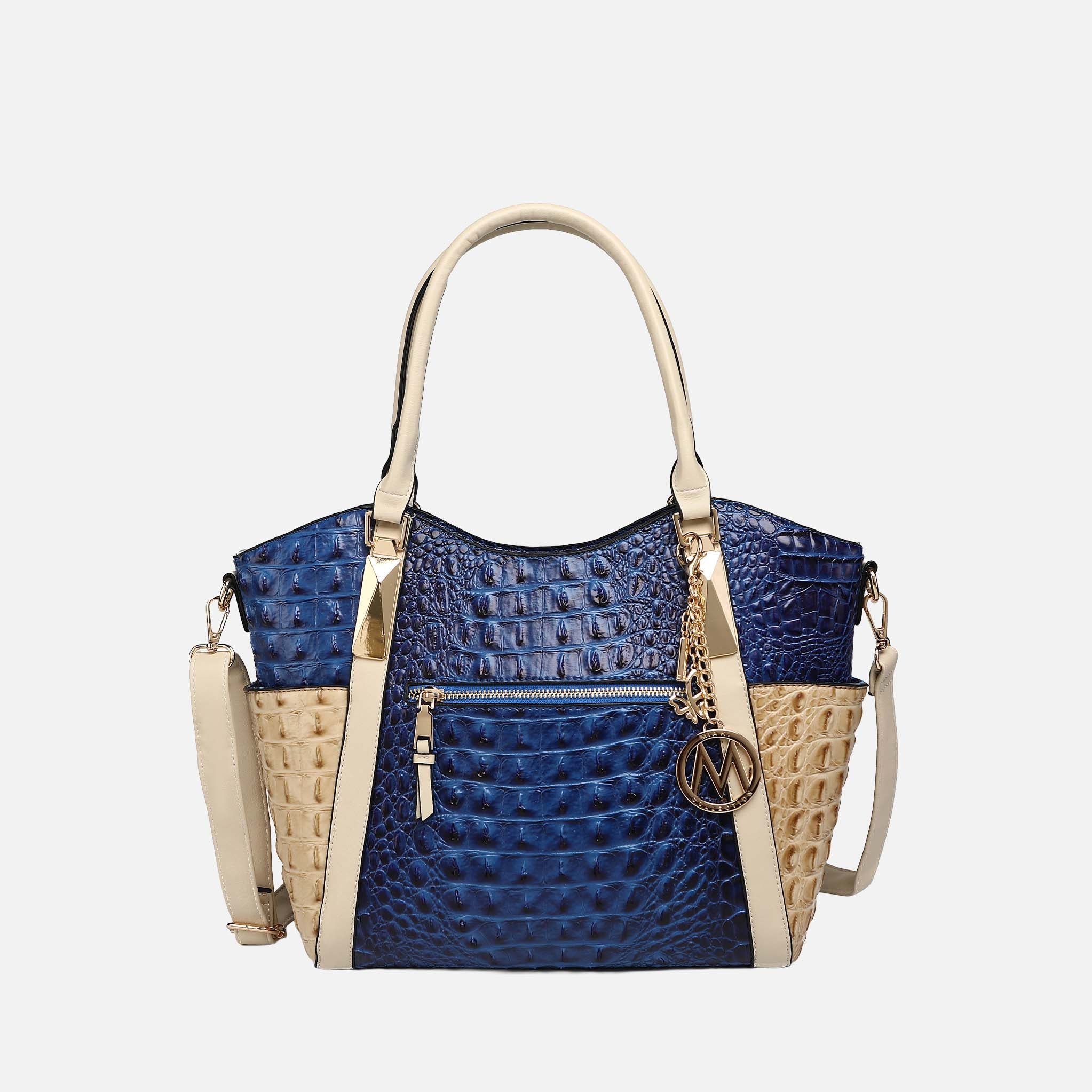 Janise Croc Tote handbag by MKF Collection by Mia K.