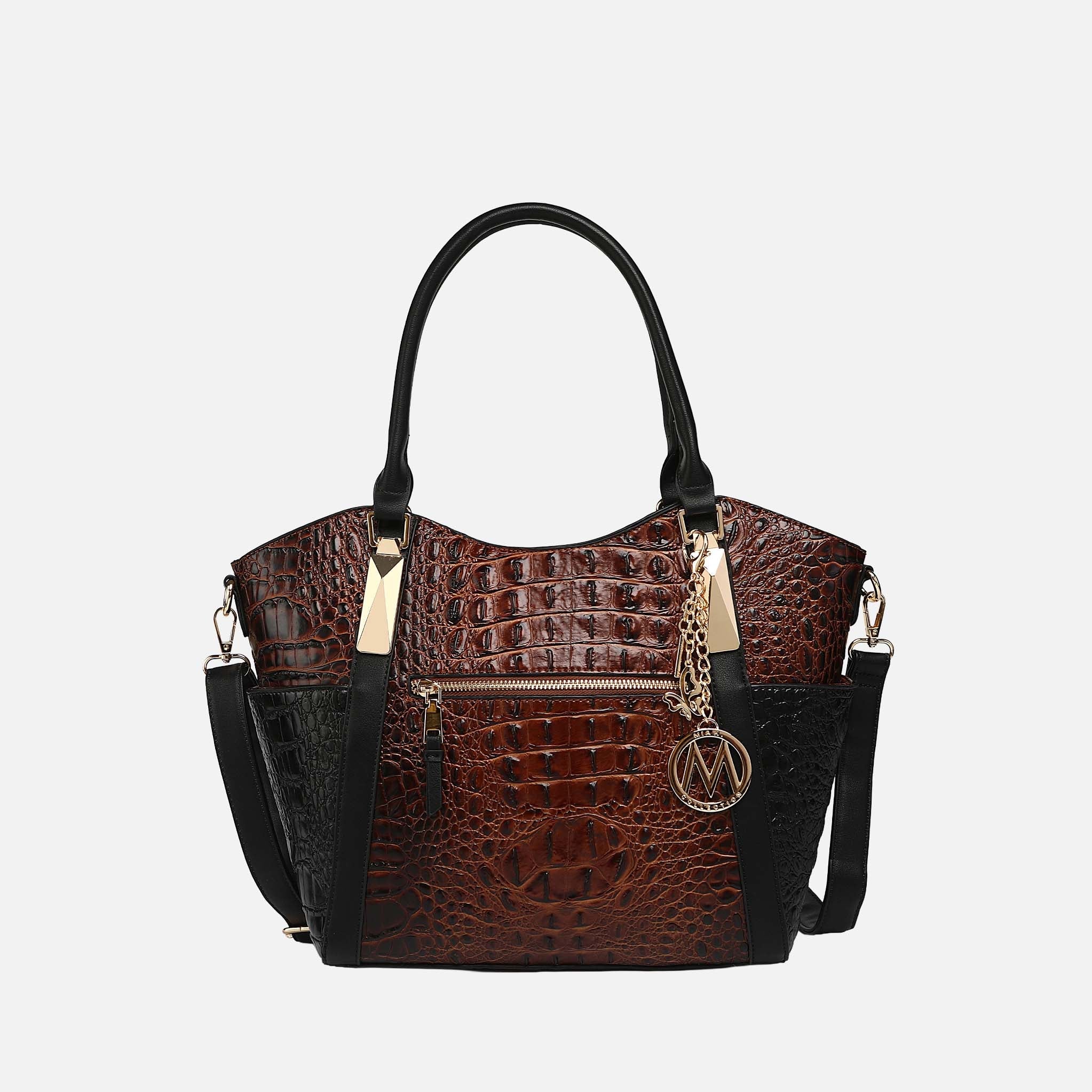 Janise Croc Tote handbag by MKF Collection by Mia K.