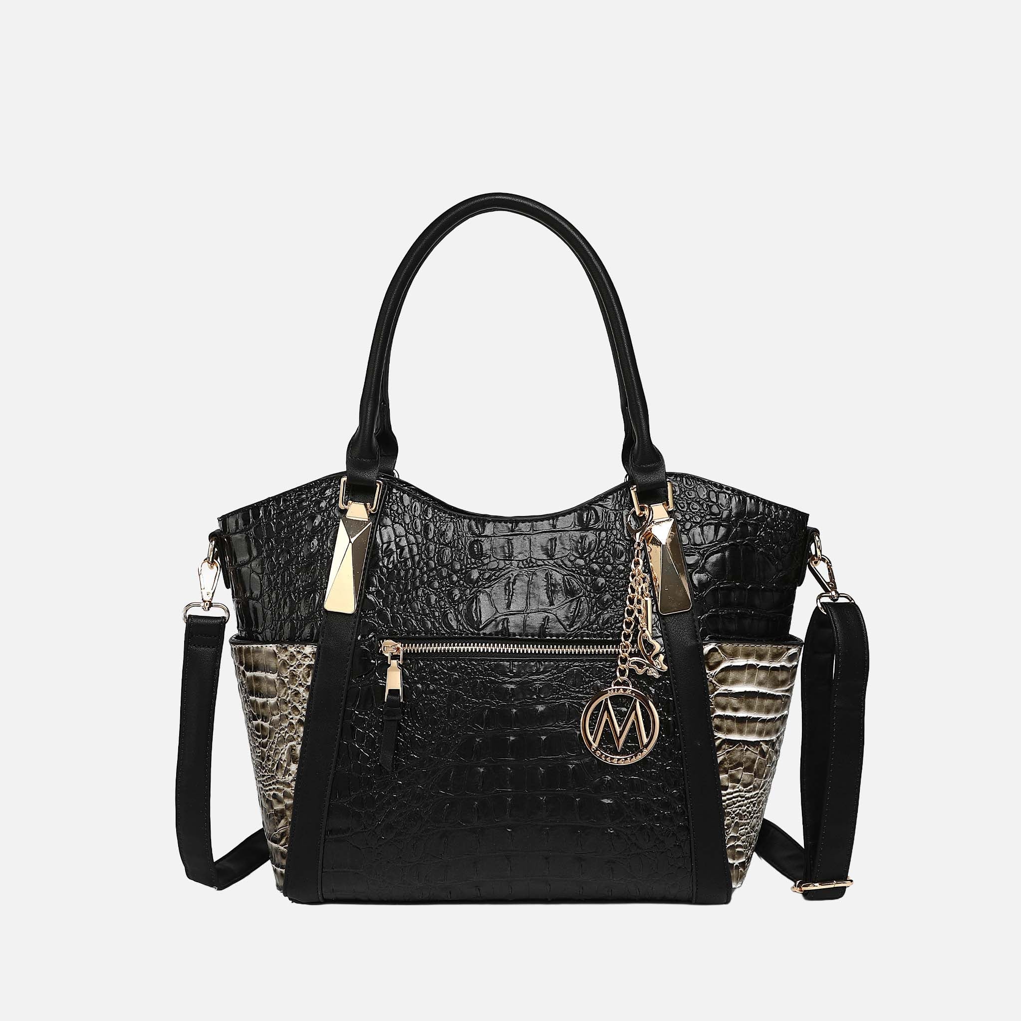 Janise Croc Tote handbag by MKF Collection by Mia K.