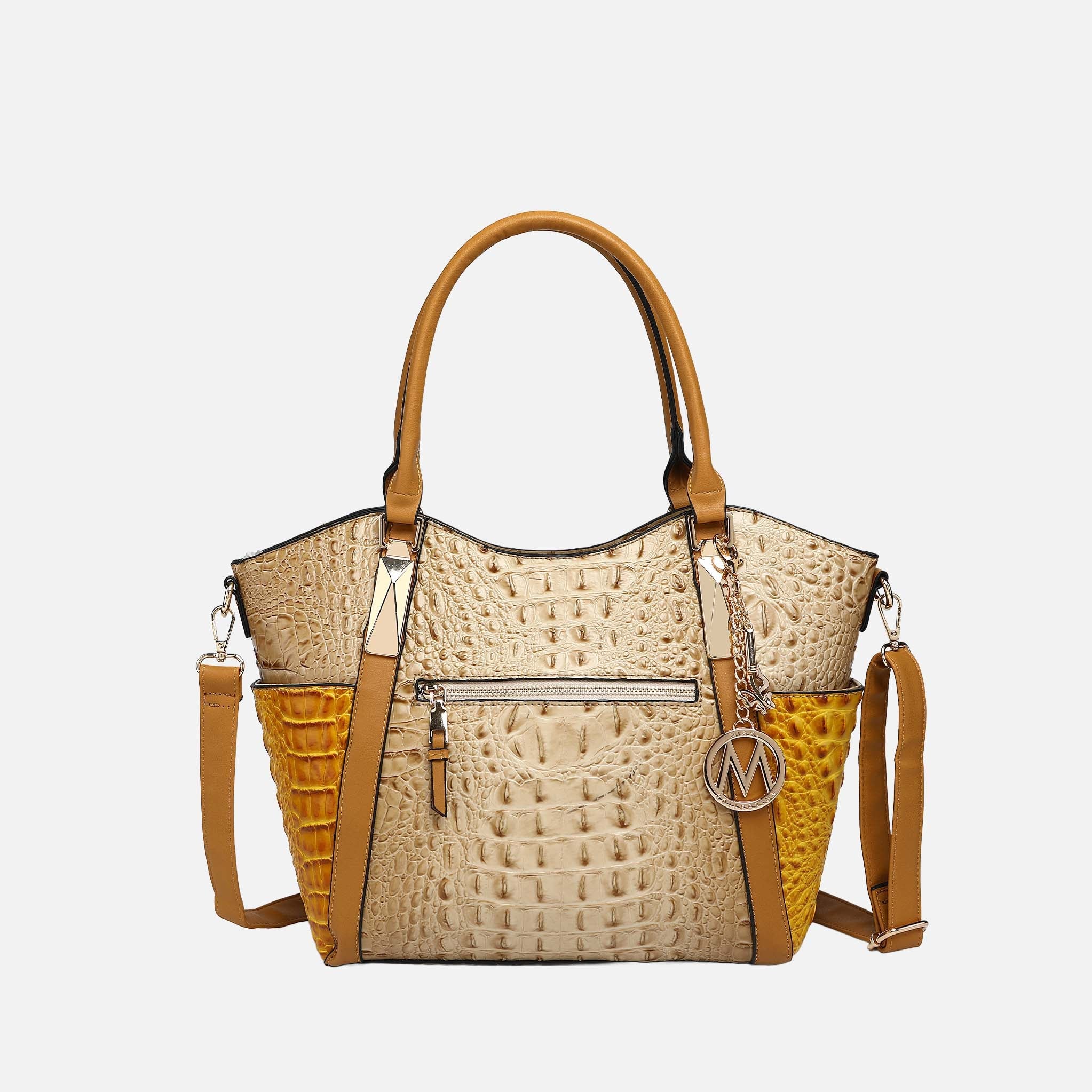 Janise Croc Tote handbag by MKF Collection by Mia K.