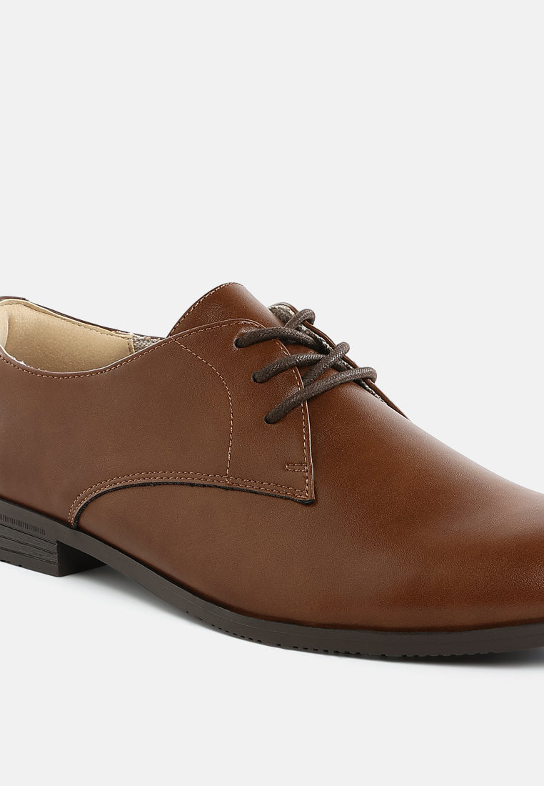 Men's Minimalist Derby Shoes by RAG