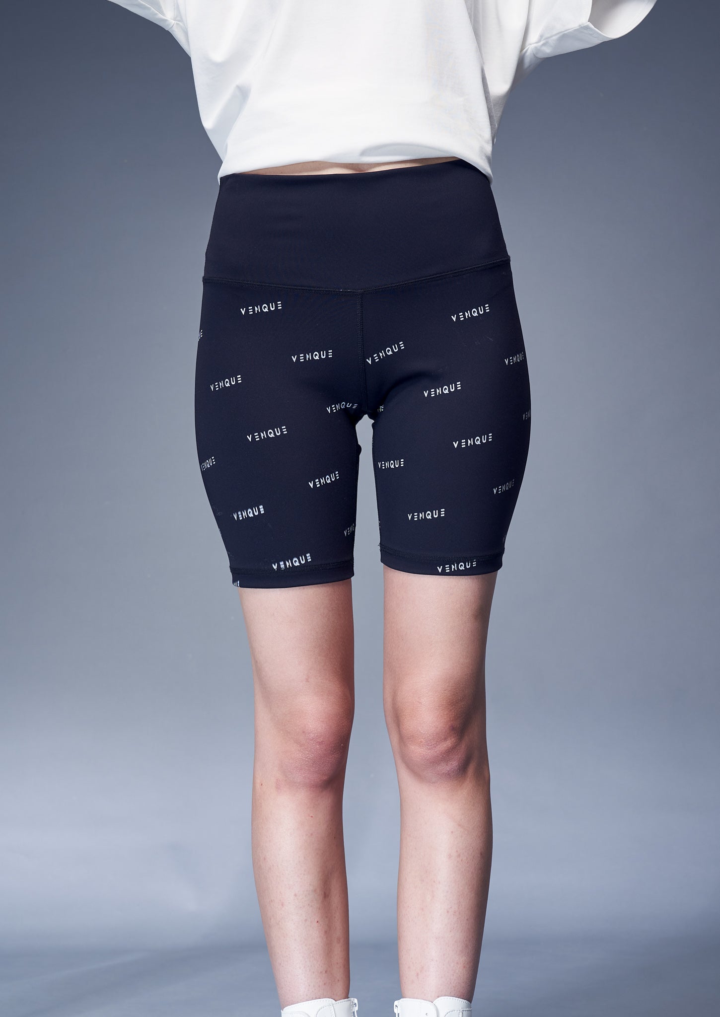 VENQUE High-Rise Biker Short 8" by Amoo