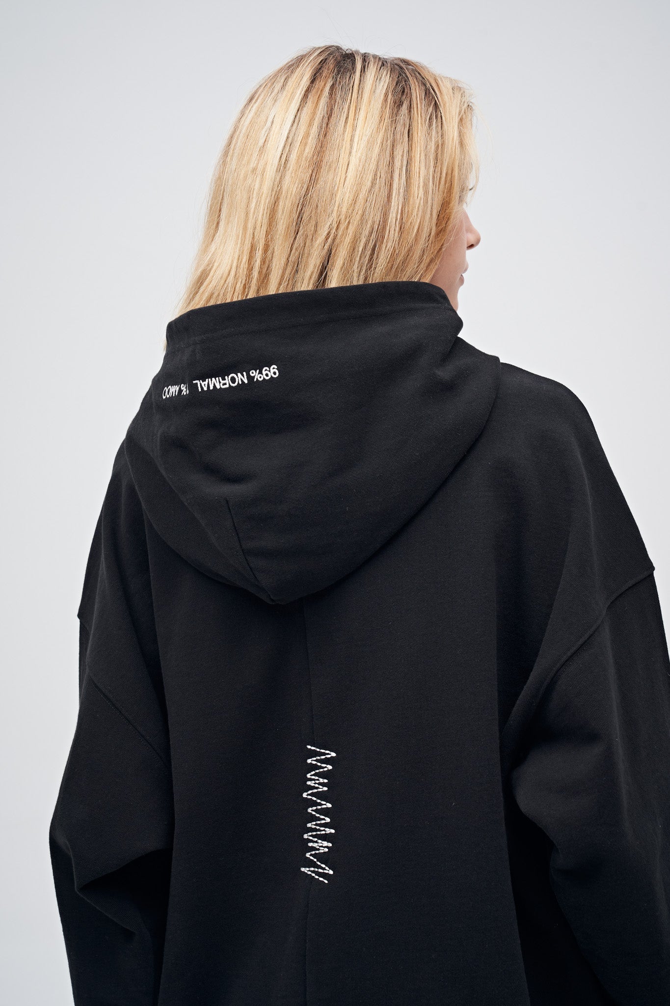 90s Vintage Two Seasons Hoodie Black by Amoo