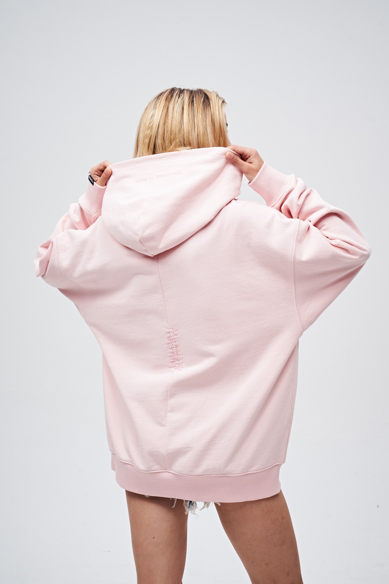 90s Vintage Two Seasons Hoodie Pink by Amoo