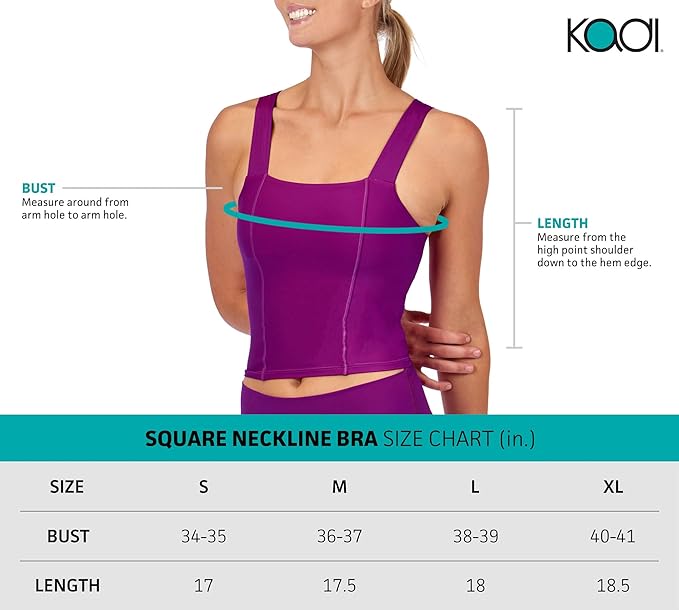 SQUARE NECKLINE BRA by Kadi