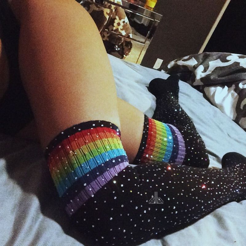 Stripe Tease Socks