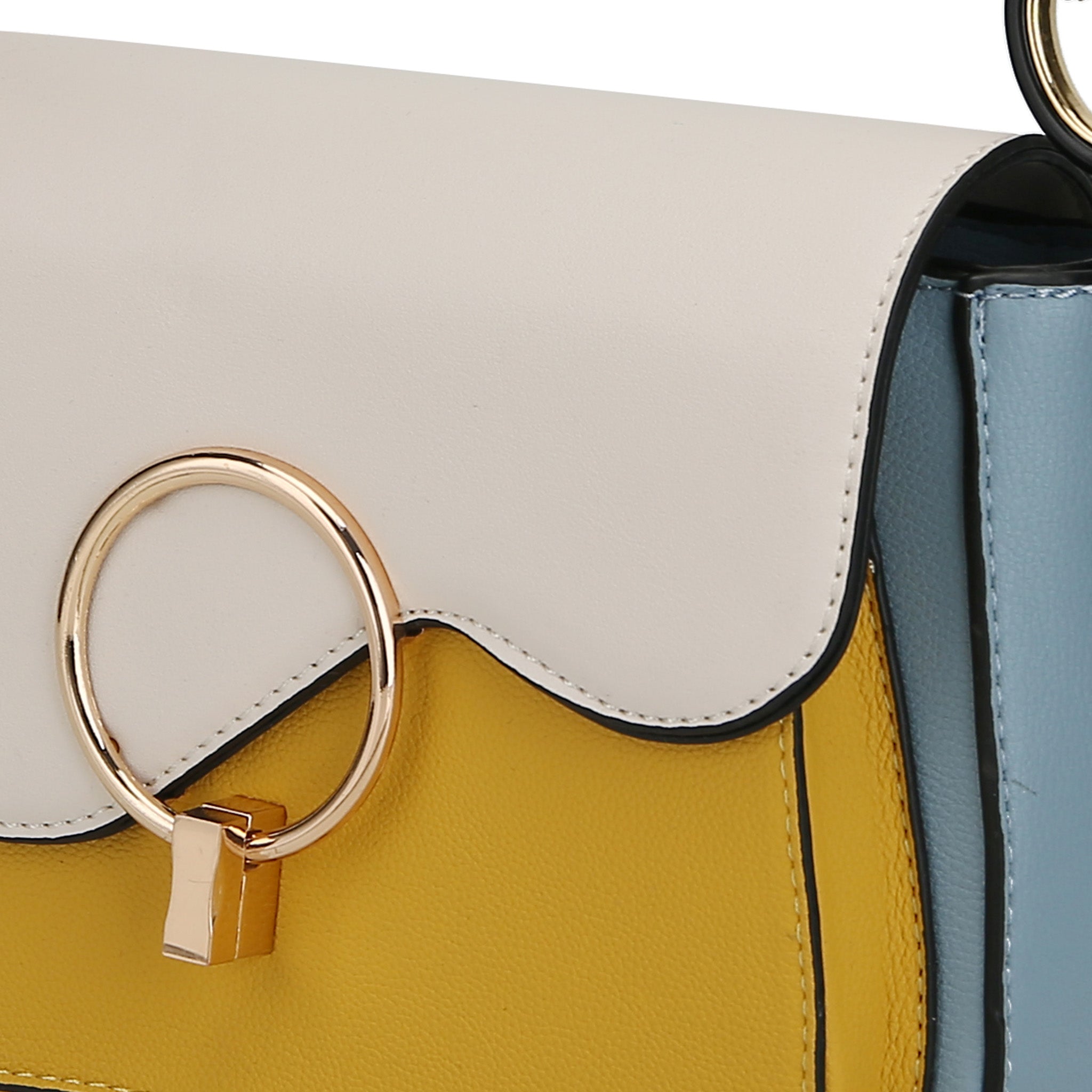 MKF Collection by Mia K. Women's Fantasia Shouder Bag for Women PU Leather Pocketbook Handbag Medium Side Messenger Purse by MKF Collection by Mia K.