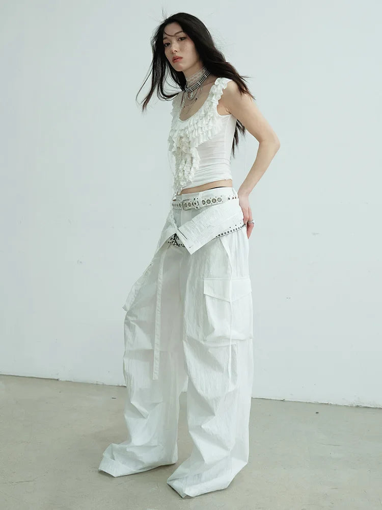 Sheeshe Ruffle Tank Top by Marigold Shadows