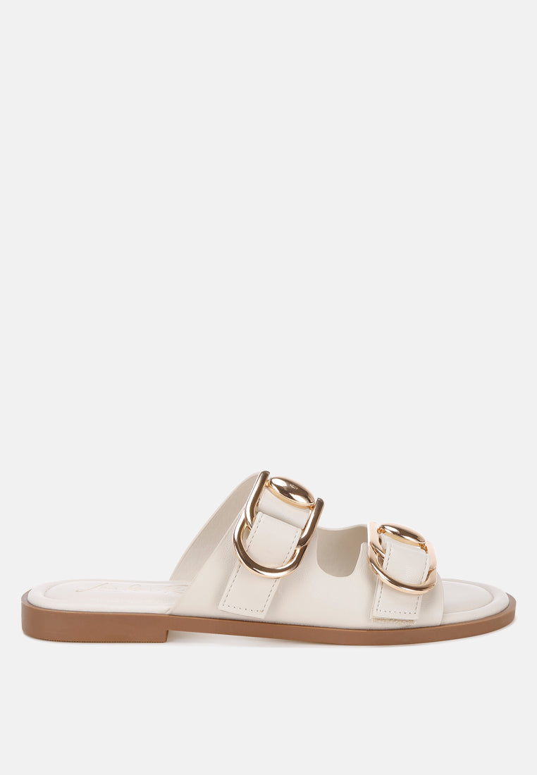 Amahi Dual Strap Slip-on Flats
