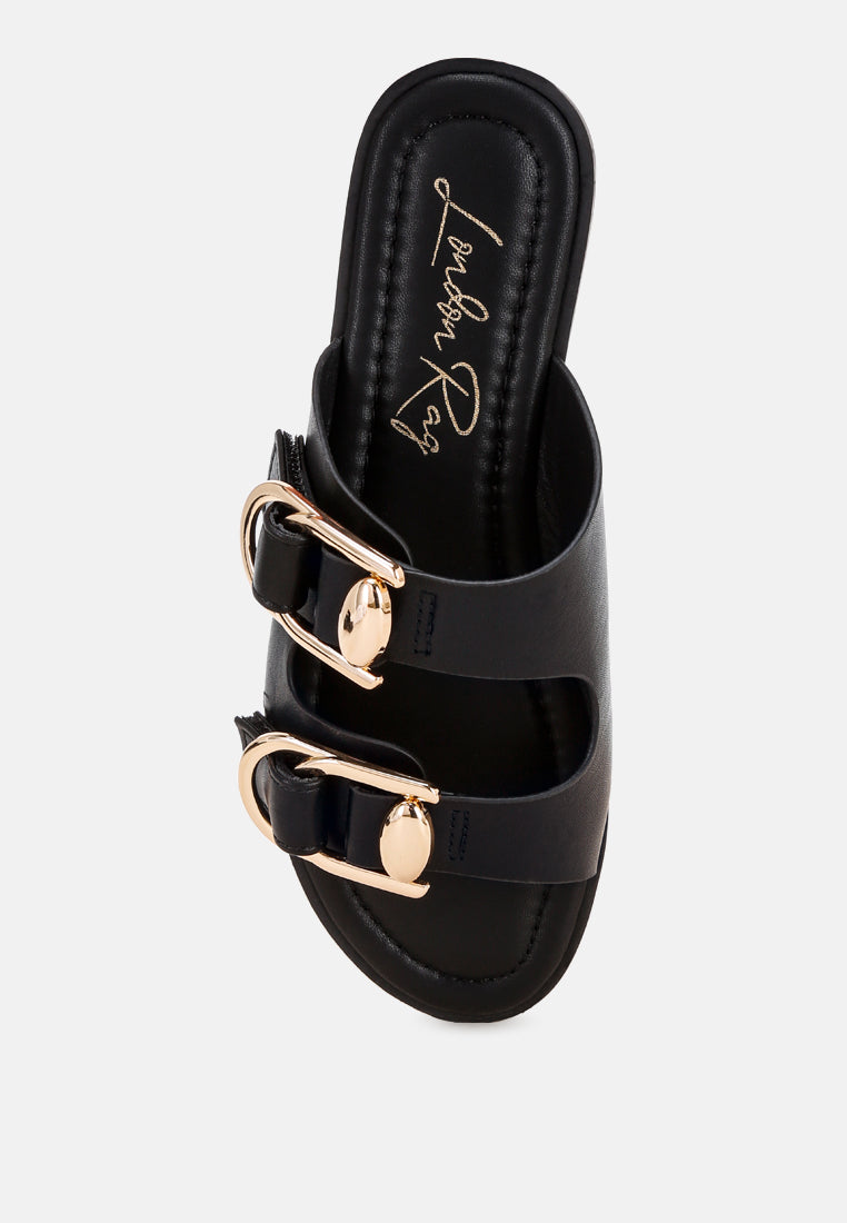 Amahi Dual Strap Slip-on Flats
