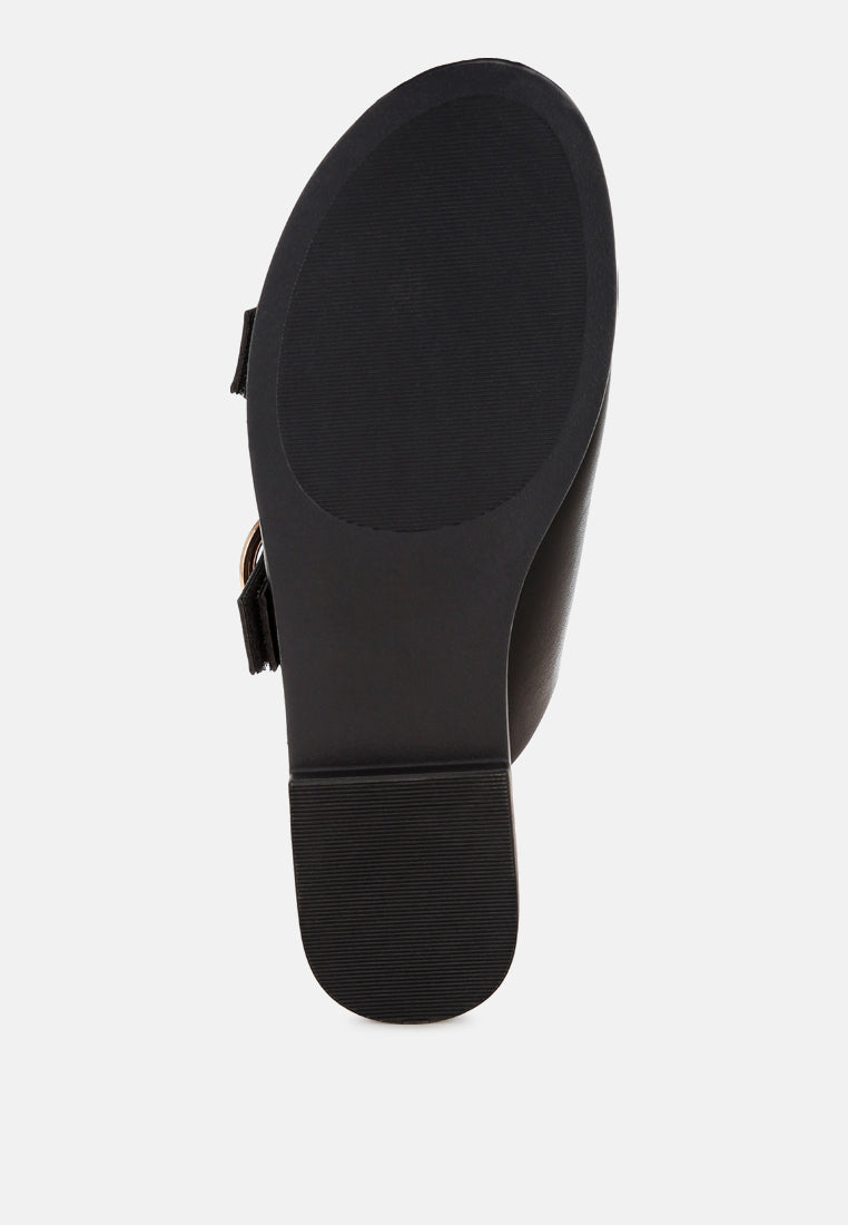 Amahi Dual Strap Slip-on Flats