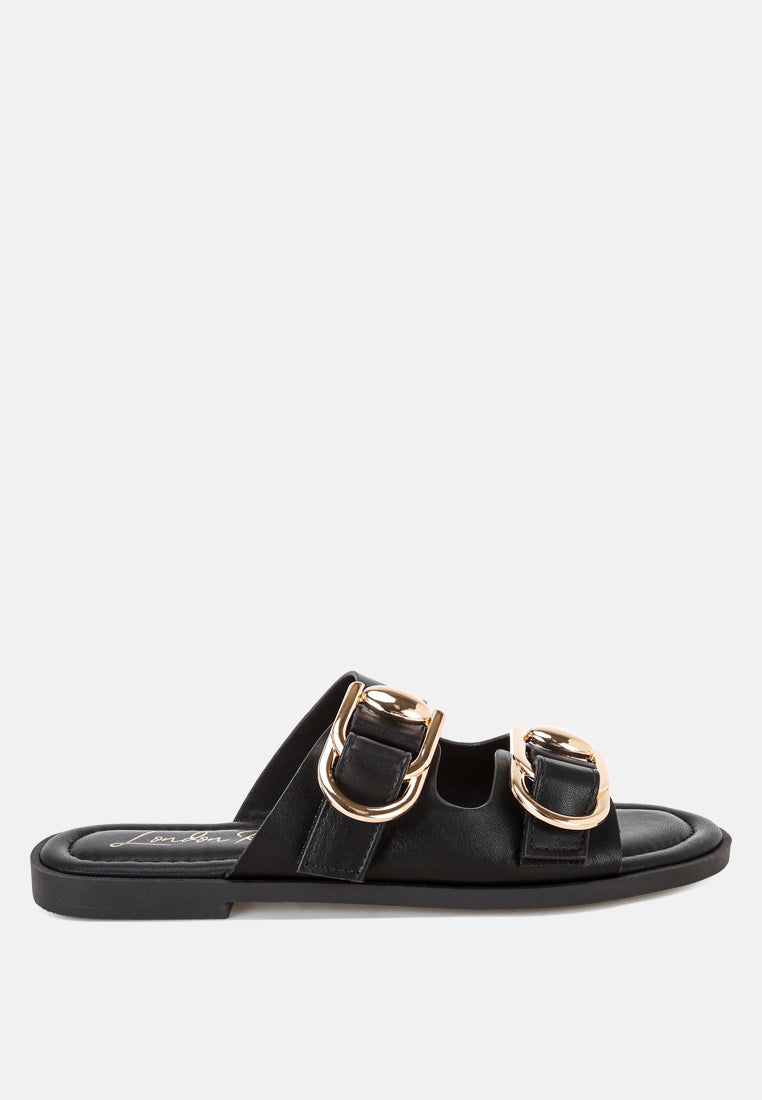 Amahi Dual Strap Slip-on Flats