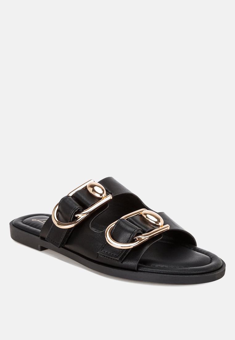 Amahi Dual Strap Slip-on Flats