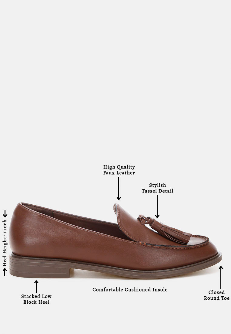 Atilia Tassel Detail Loafers