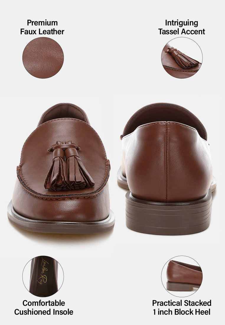 Atilia Tassel Detail Loafers