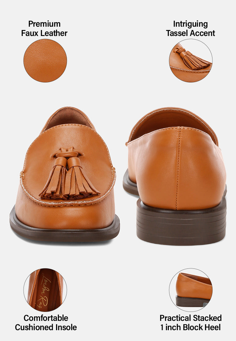 Atilia Tassel Detail Loafers