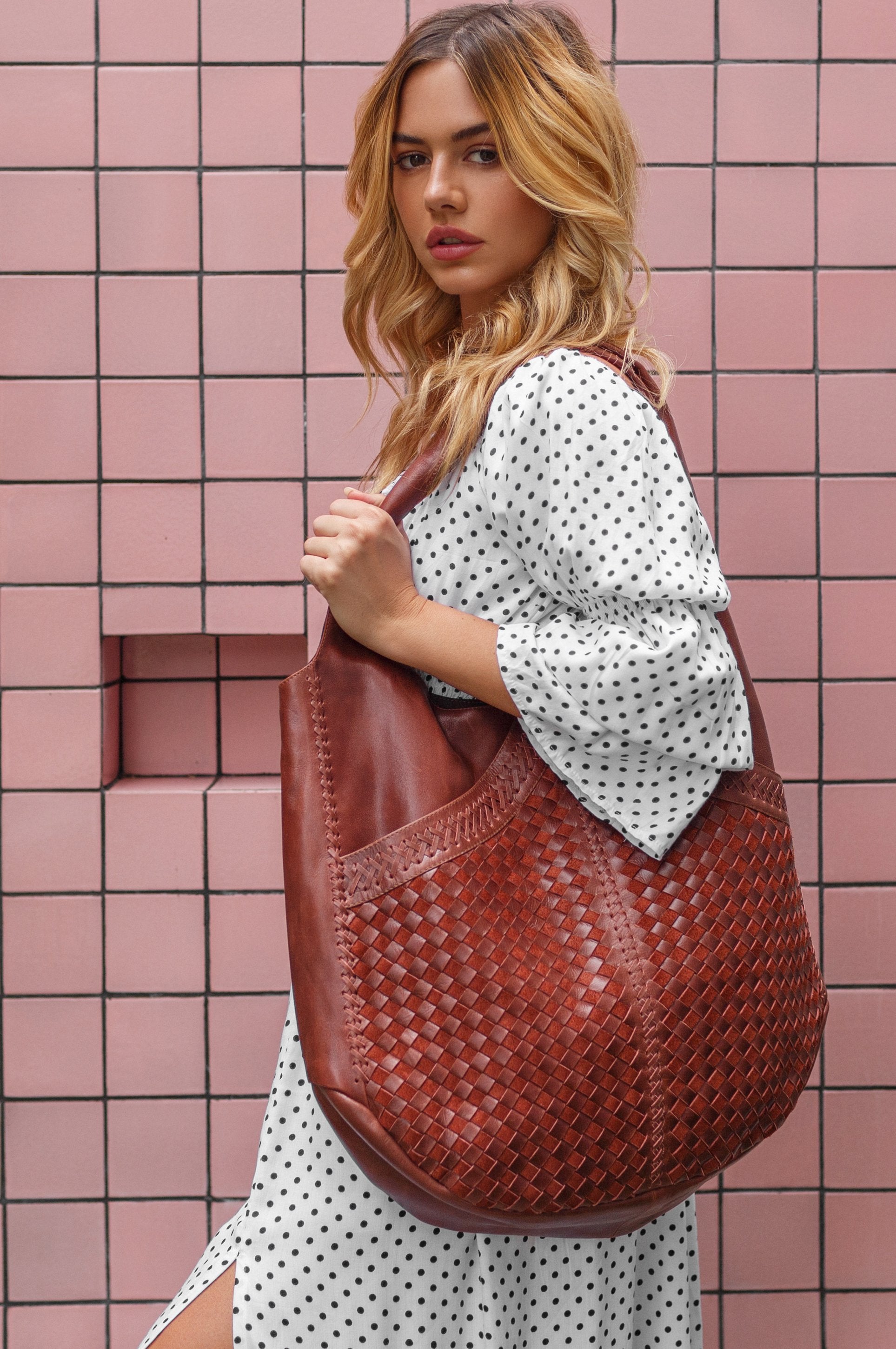 French Lover Oversized Hobo Bag by Bali ELF