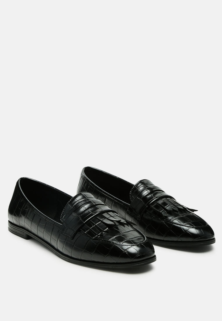 Black Patent Pu Everyday Loafer by RAG