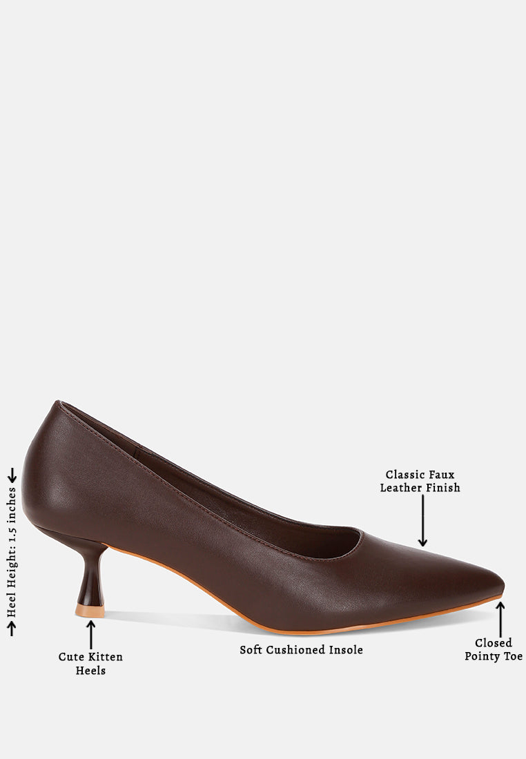Blara Pointed Toe Pump Heels