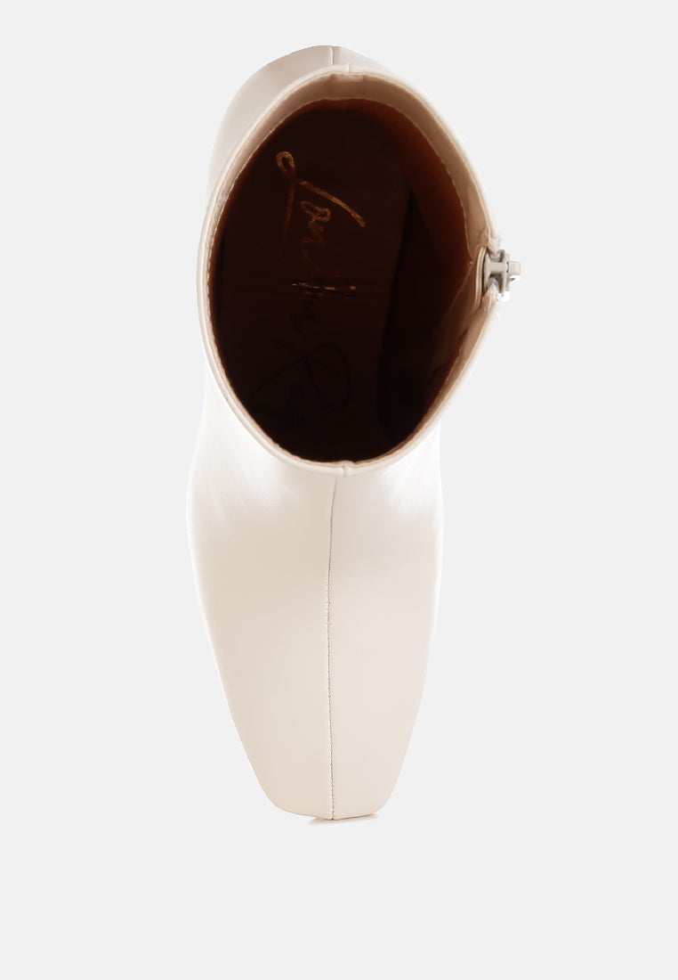 Square Toe Ankle Boots by RAG