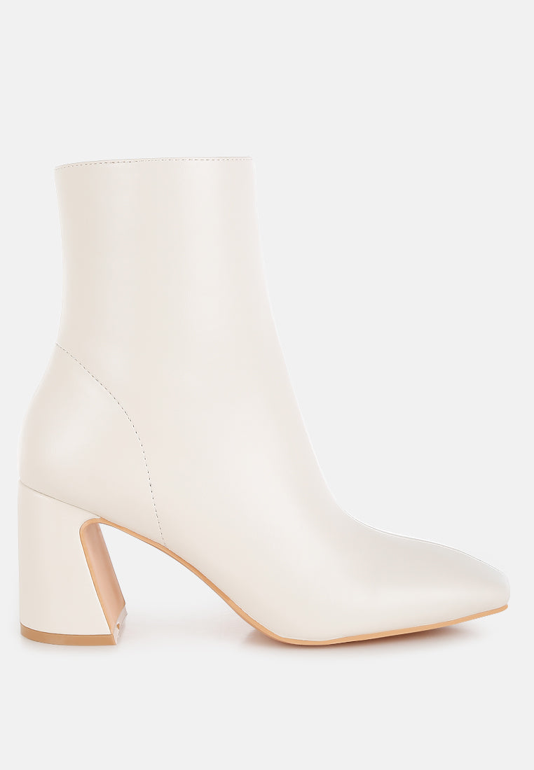 Square Toe Ankle Boots by RAG