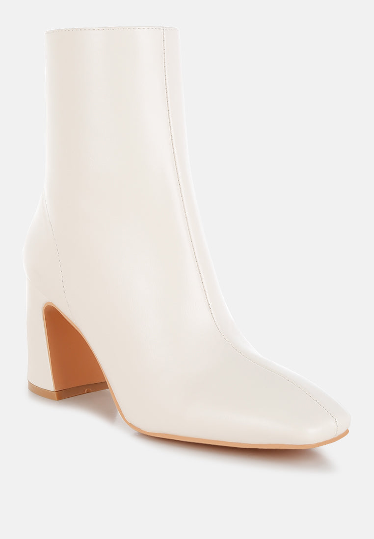 Square Toe Ankle Boots by RAG