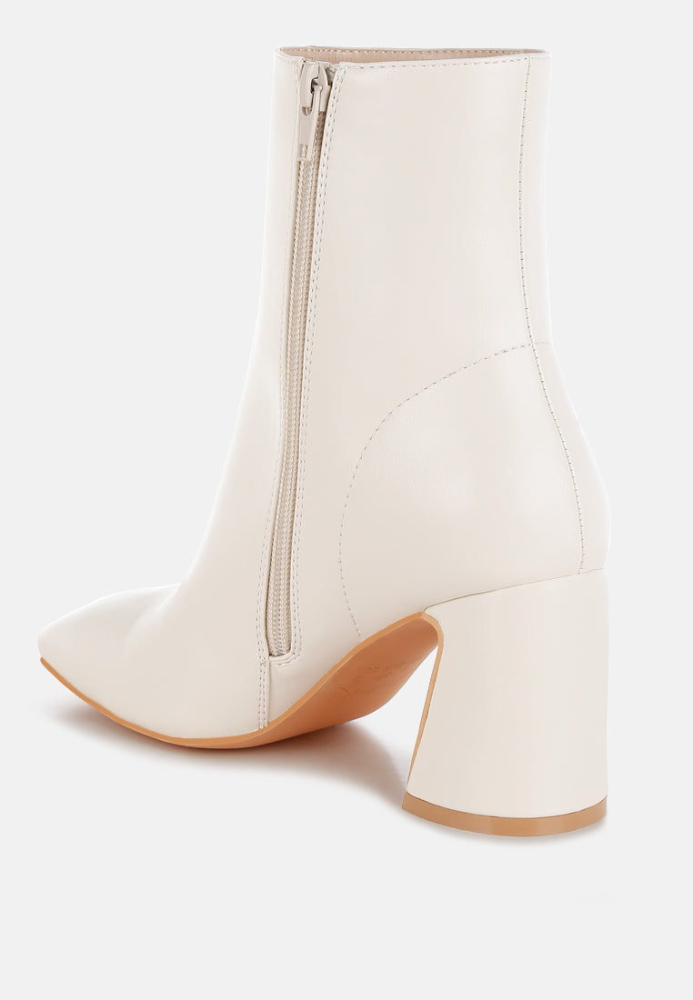 Square Toe Ankle Boots by RAG