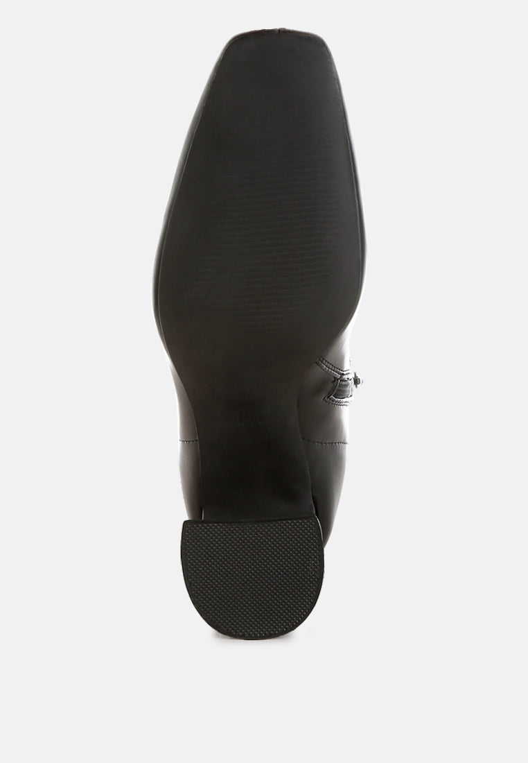 Square Toe Ankle Boots by RAG