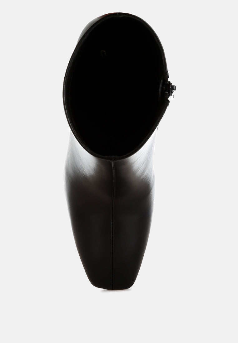 Square Toe Ankle Boots by RAG