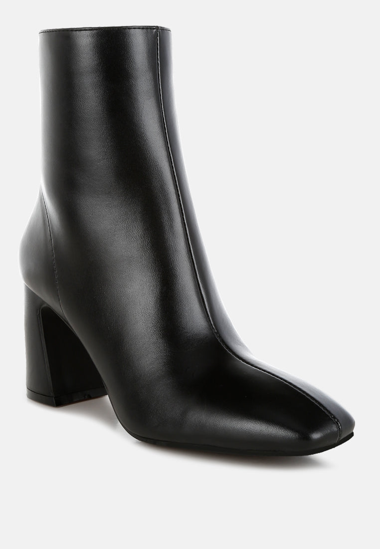 Square Toe Ankle Boots by RAG