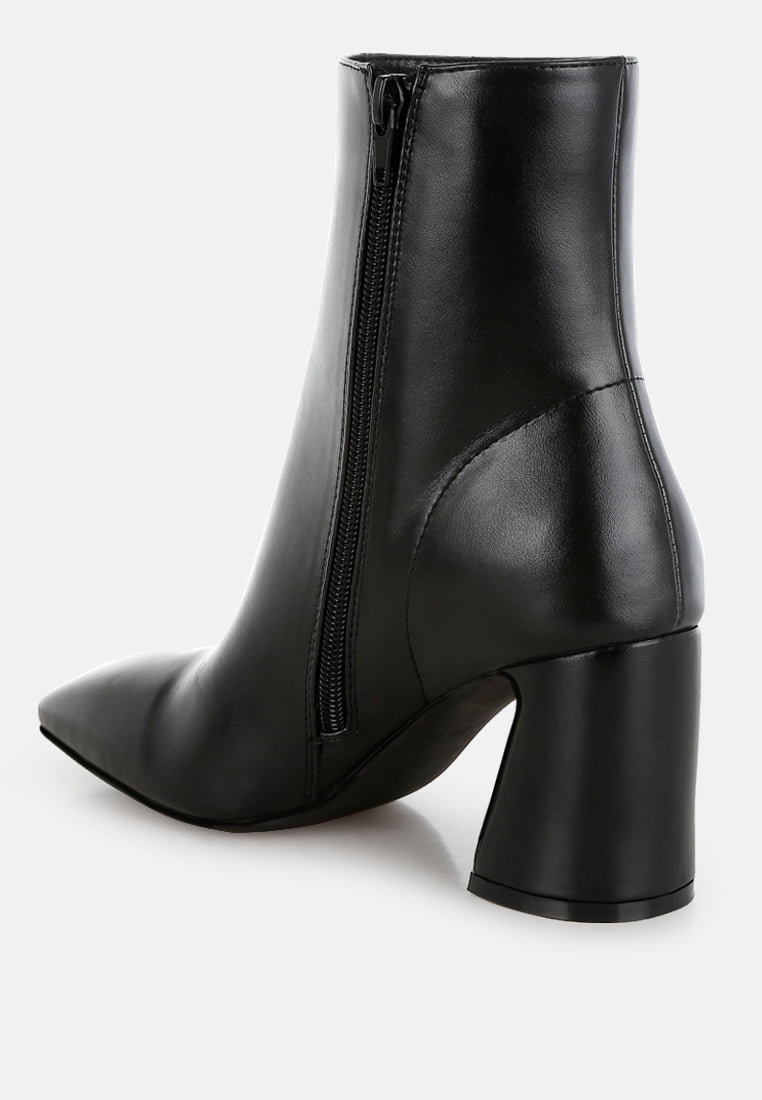 Square Toe Ankle Boots by RAG