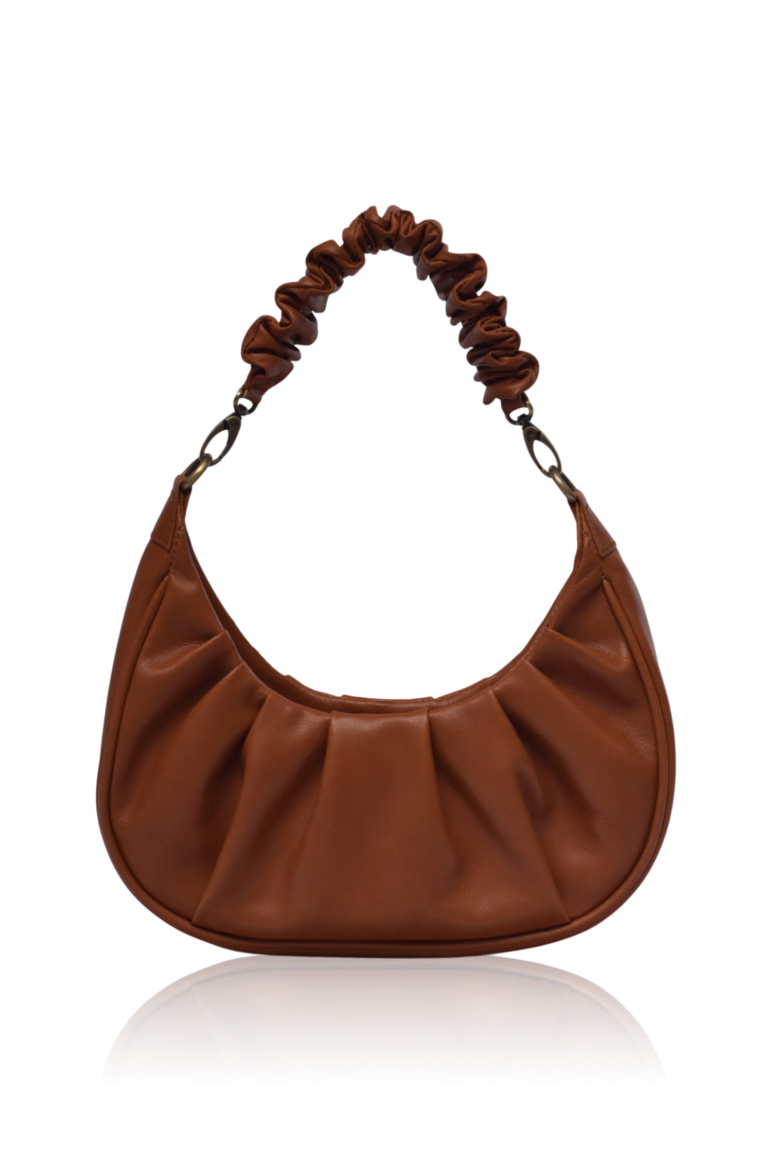 Camille Ruched Leather Bag by Bali ELF