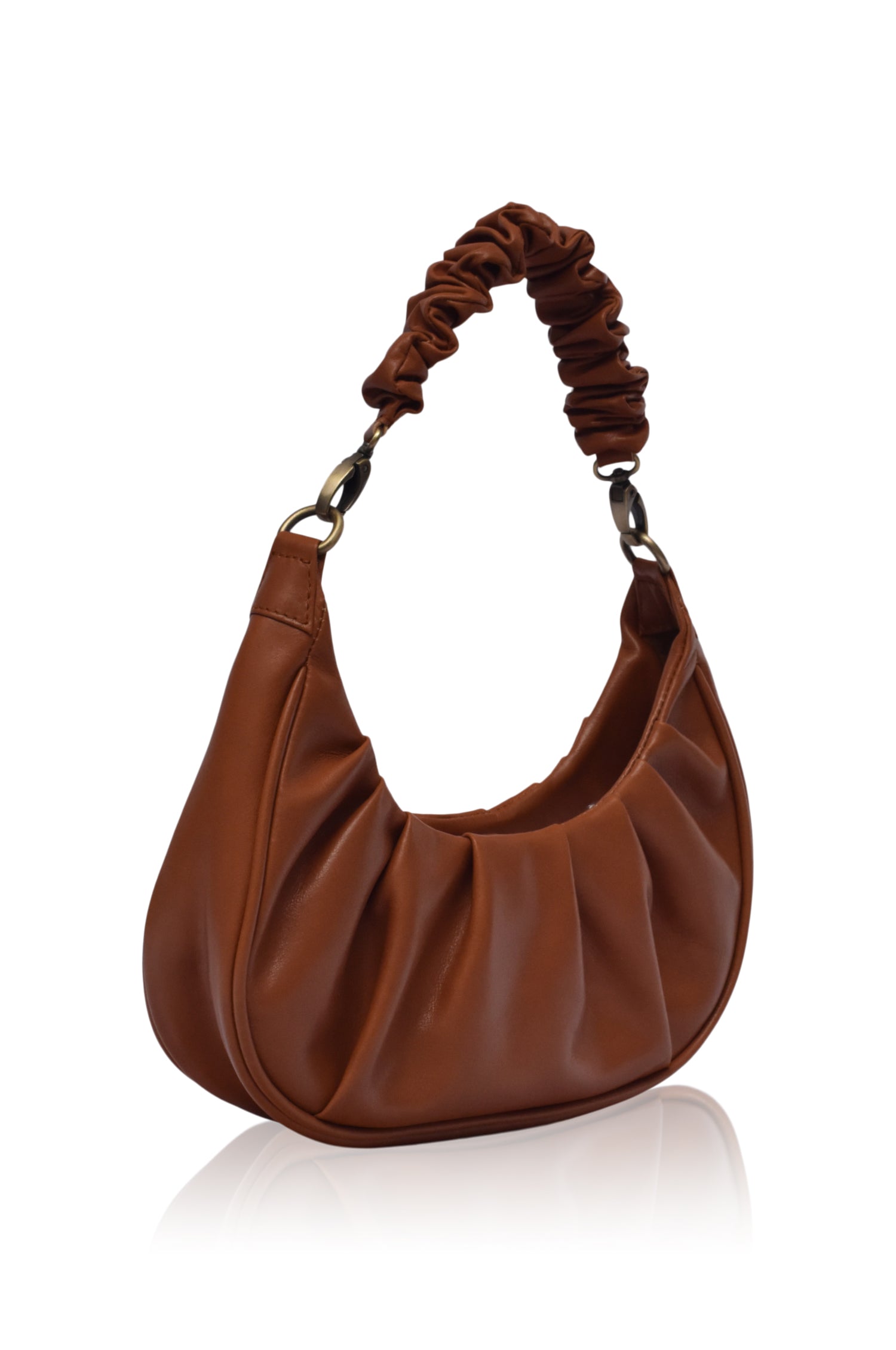 Camille Ruched Leather Bag by Bali ELF