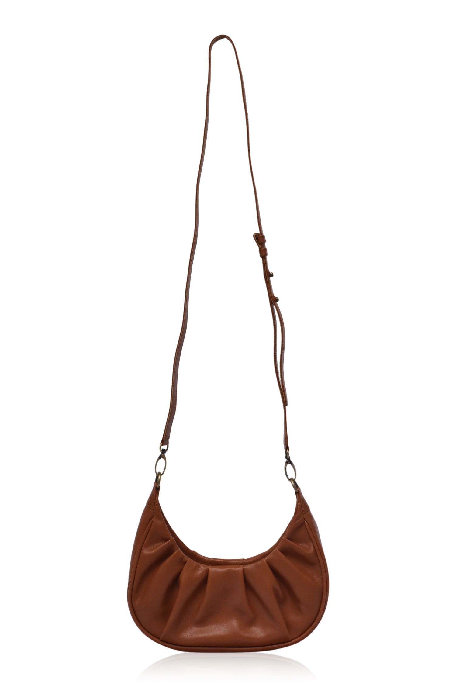 Camille Ruched Leather Bag by Bali ELF