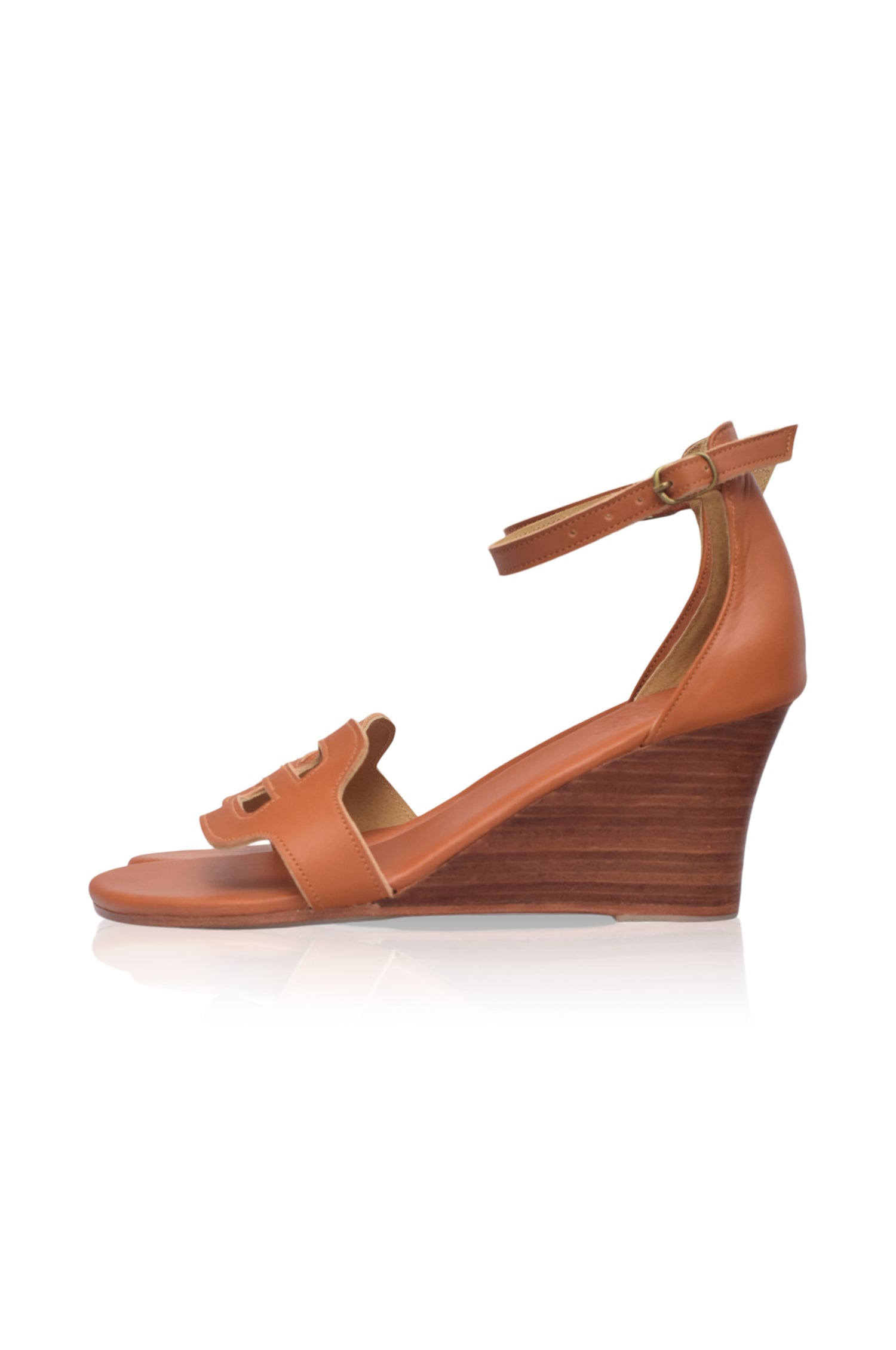 Como Leather Wedge Sandals by Bali ELF