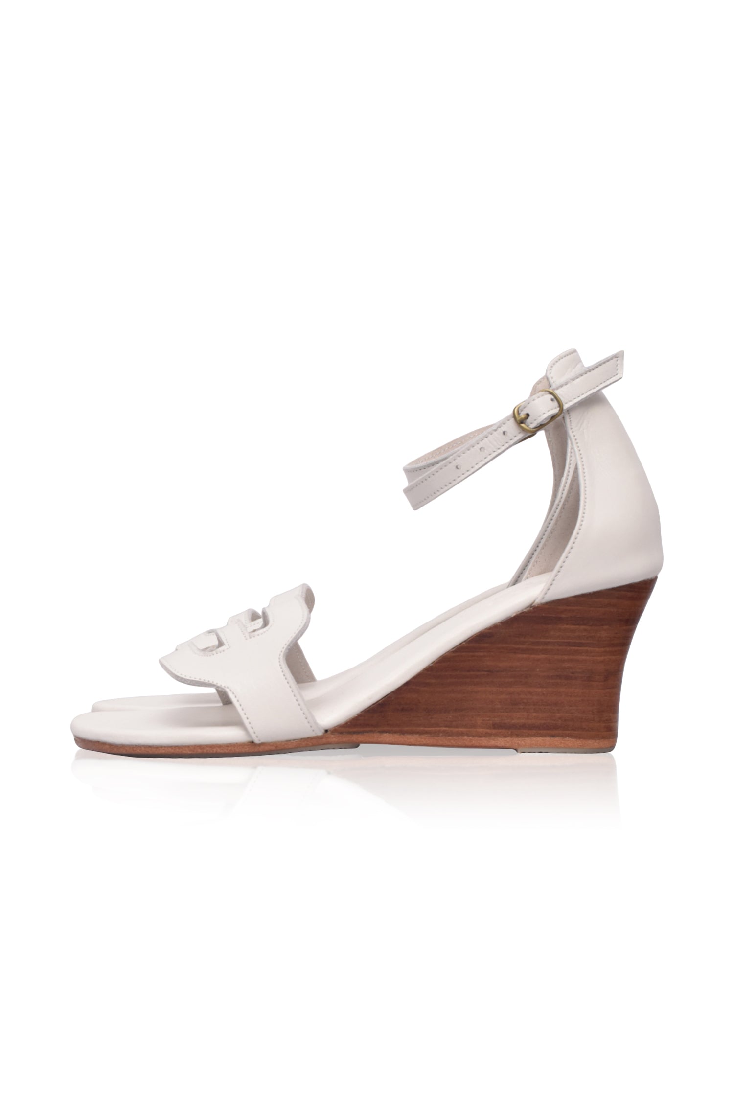 Como Leather Wedge Sandals by Bali ELF